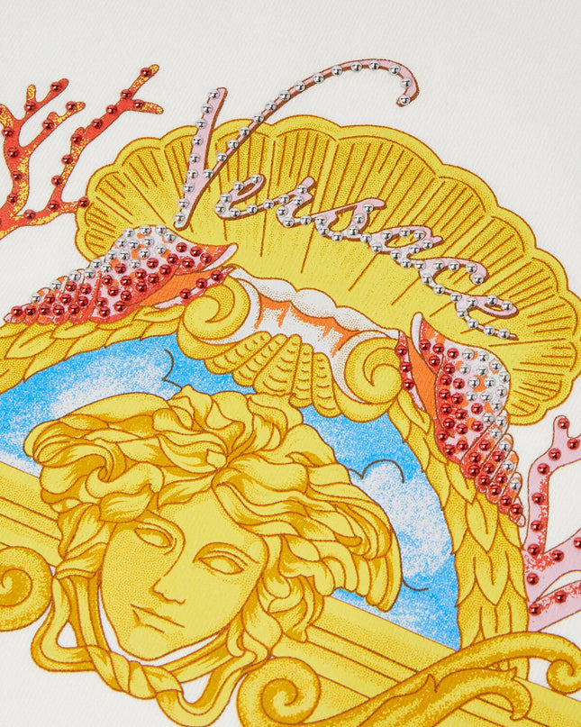 kidsatelier-versace-Studded-Medusa-Coral-Kids-T-Shirt