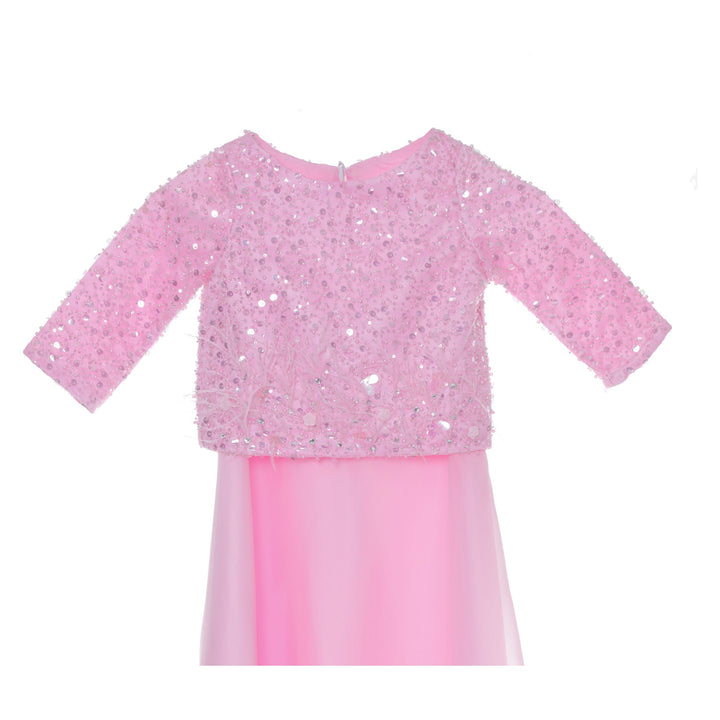 Pink Yasmina 2pc Organza Outfit
