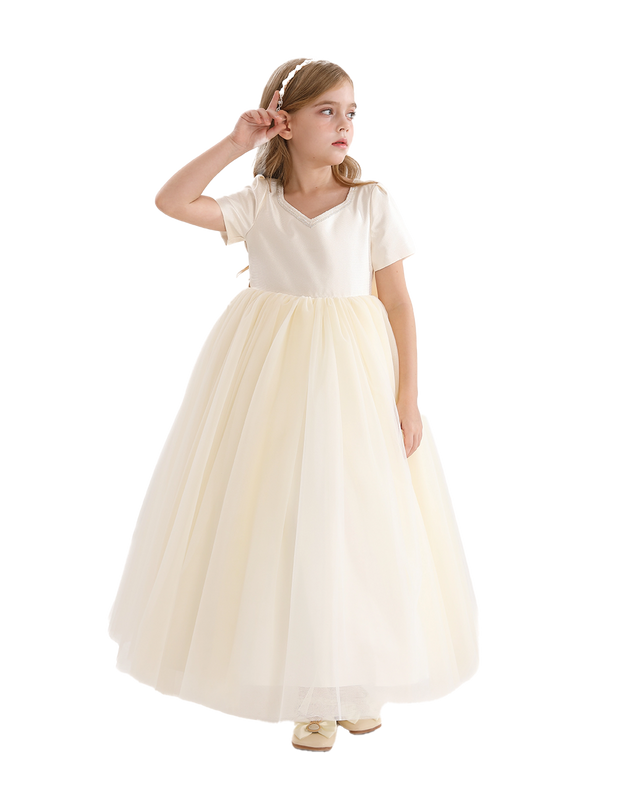 Ivory Accented Yvette Dress