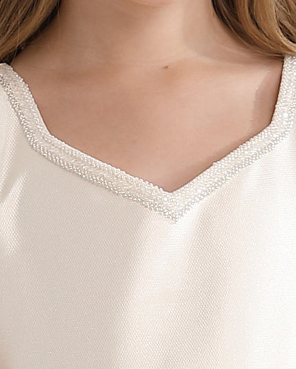 Ivory Accented Yvette Dress