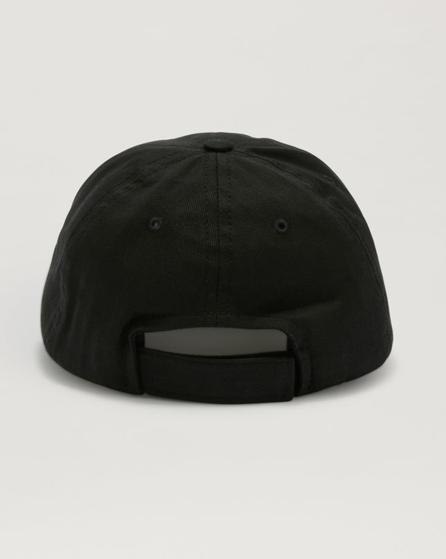 PALM ANGELS -PBLB002C99FAB0011001-LOGO BASEBALL CAP BLACK WHITE