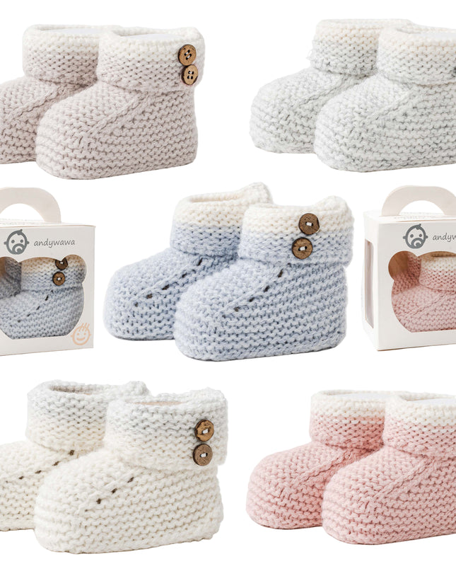 Kids Atelier Andy Wawa Andywawa-AC25370-COLORFUL-Baby KNIT BOOTIES