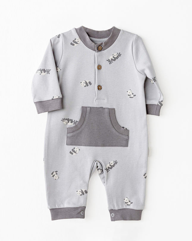 kids atelier andy wawa Panda Pocket Romper