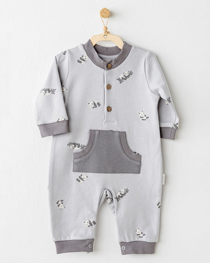 kids atelier andy wawa Panda Pocket Romper