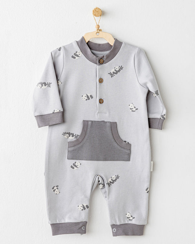 kids atelier andy wawa Panda Pocket Romper