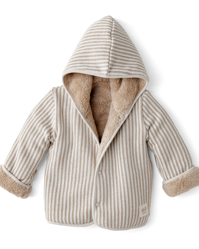 Kids Atelier Andy Wawa Snuggle Stripe Hooded Jacket