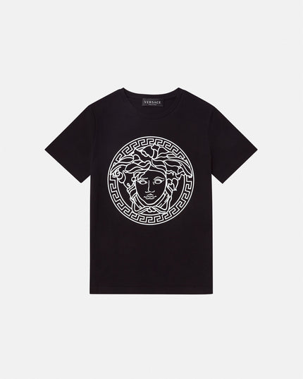 VERSACE-T-SHIRT-1000239-1A00290-2B020-BLACK+WHITE
