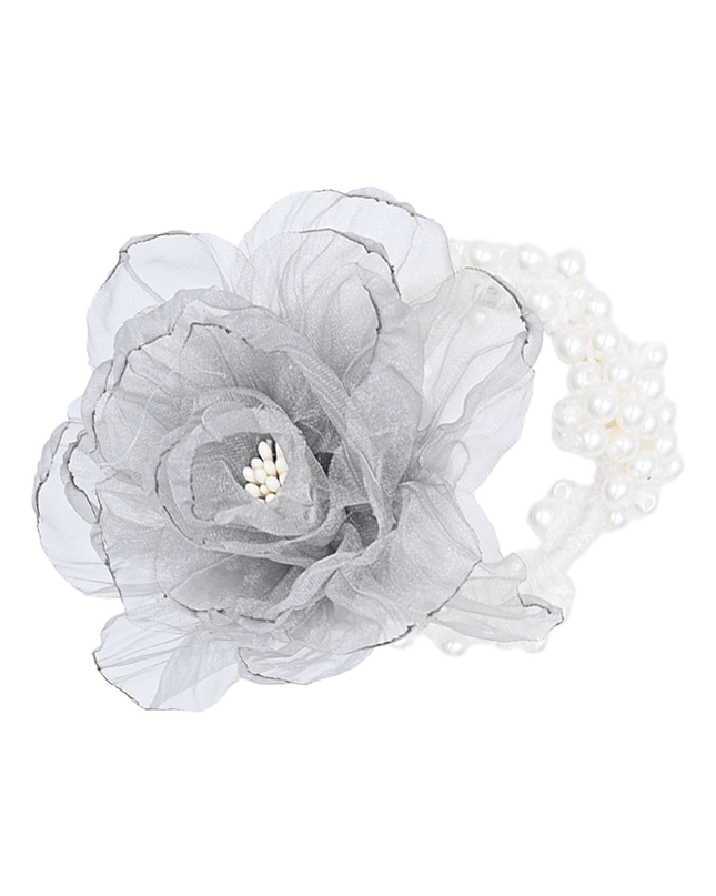 mimi tutu-MTPCS25004-Tulle Flower Scrunchie