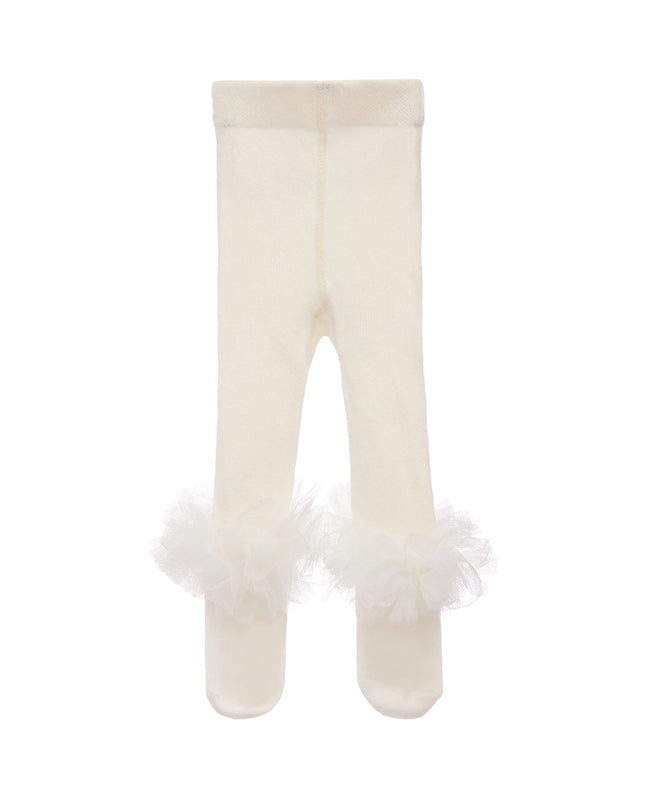 BANBLU-75C24P1E-AR-Cream-Ankle Ruffle Tights
