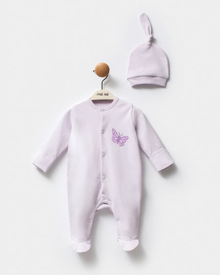 Lilac Purple Butterfly Set