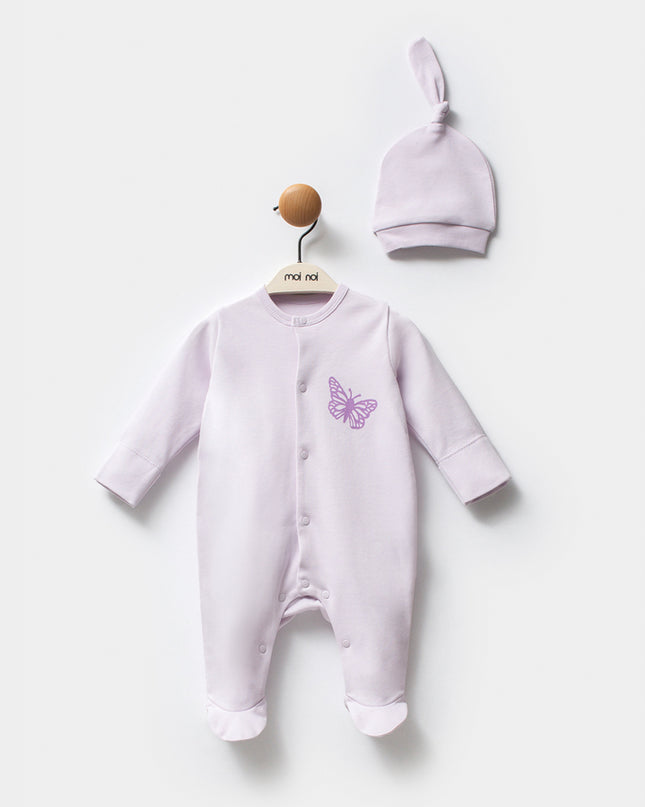 Lilac Purple Butterfly Set