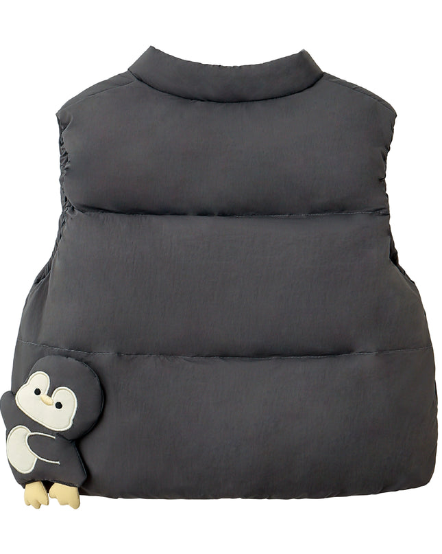 kids atelier banblu Dark Gray Cartoon Hands Vest