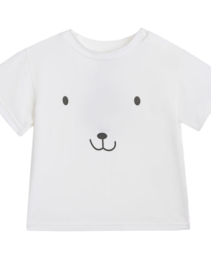 kids atelier banblu White Smile Checkered Set