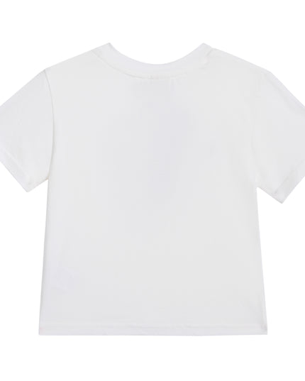 kids atelier banblu White Smile Checkered Set
