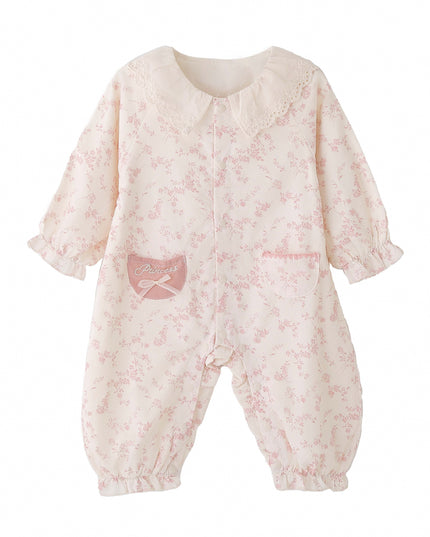 kids atelier banblu Pink Princess Floral Romper