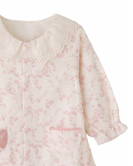 kids atelier banblu Pink Princess Floral Romper