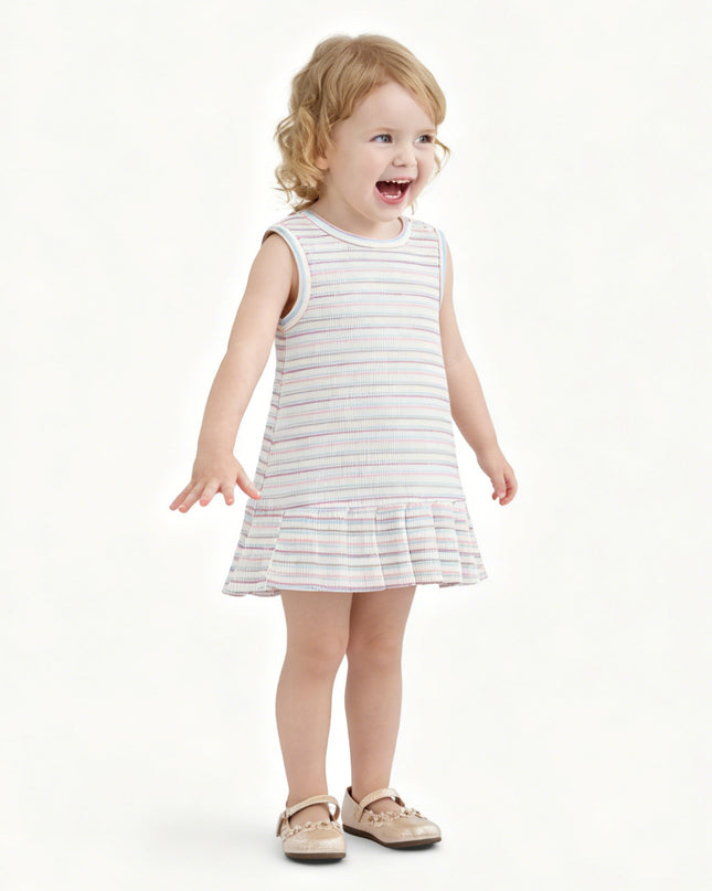 Pink Stripe Bunny Dress