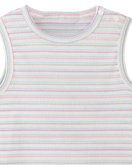 kids atelier banblu Pink Stripe Bunny Dress