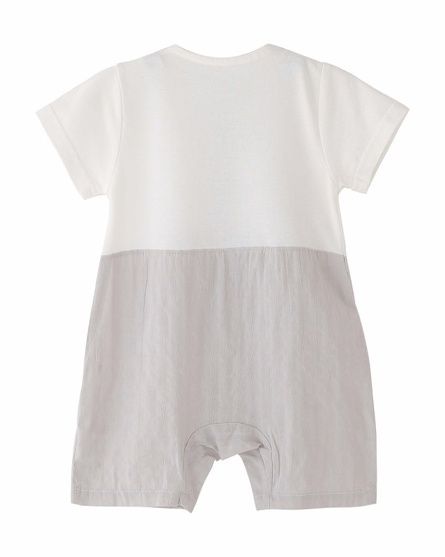 kids atelier banblu Gray Bear Romper