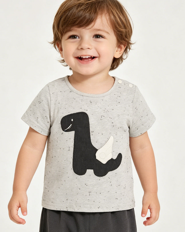 kids atelier banblu Gray Dino Dot Set