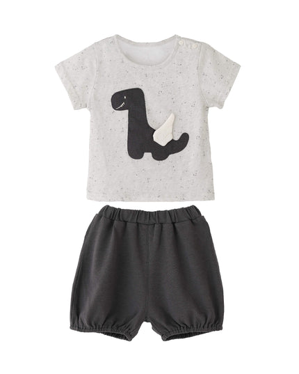 kids atelier banblu Gray Dino Dot Set