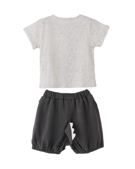 kids atelier banblu Gray Dino Dot Set