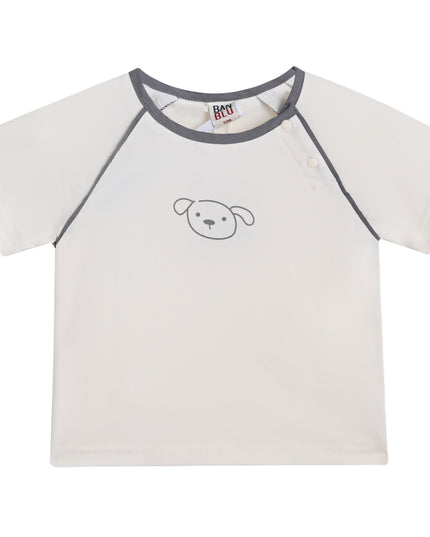 kids atelier banblu Gray Dog Pocket Set