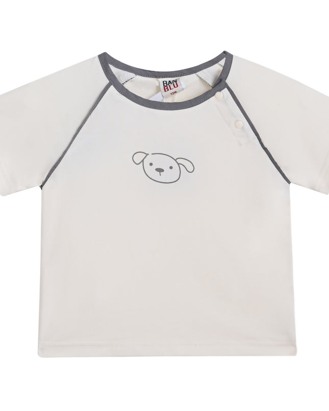 kids atelier banblu Gray Dog Pocket Set