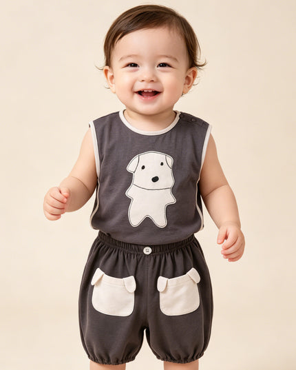kids atelier banblu Gray Pup Play Set