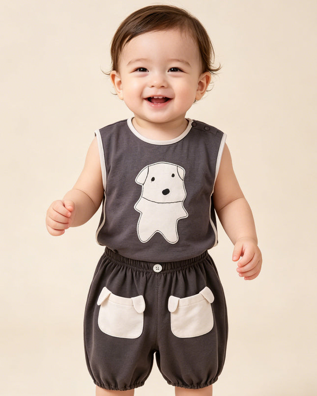 kids atelier banblu Gray Pup Play Set