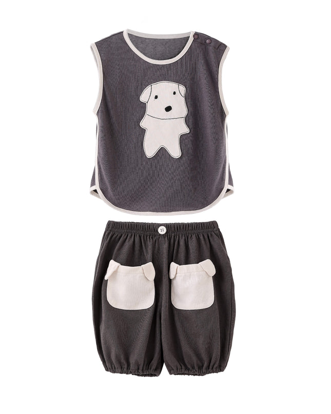 kids atelier banblu Gray Pup Play Set