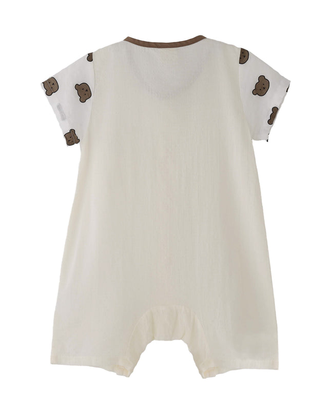 kids atelier banblu Cream Bear Romper