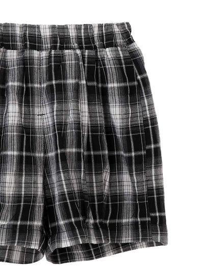 kids atelier banblu Gray Fish Plaid Set