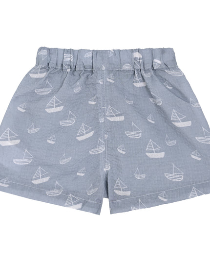 kids atelier banblu Blue Sailboat Collar Set