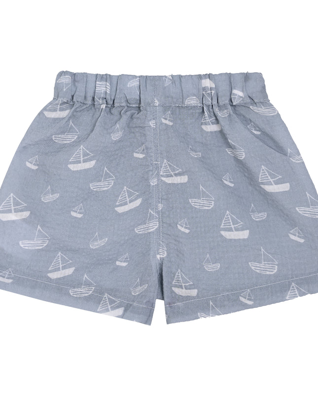 kids atelier banblu Blue Sailboat Collar Set
