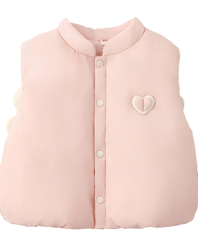kids atelier banblu Light Pink Winged Vest