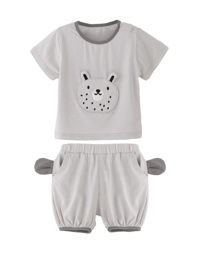 kids atelier banblu Gray Bear Ear Set