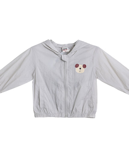 kids atelier banblu Gray Pocket Hooded Jacket