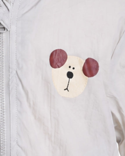 kids atelier banblu Gray Pocket Hooded Jacket