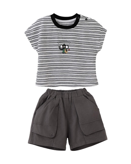kids atelier banblu Gray Elephant Pocket Set