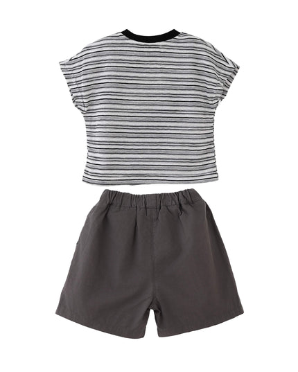 kids atelier banblu Gray Elephant Pocket Set