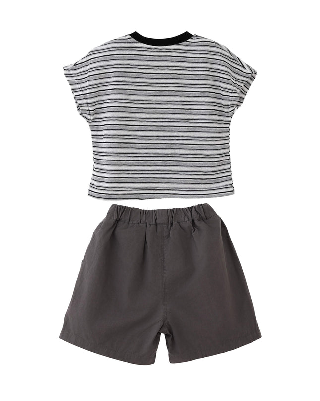kids atelier banblu Gray Elephant Pocket Set