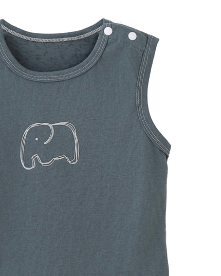 kids atelier banblu Blue Elephant Short Set