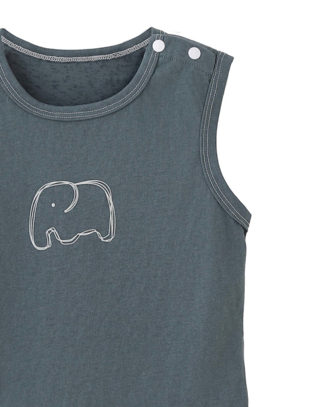 kids atelier banblu Blue Elephant Short Set