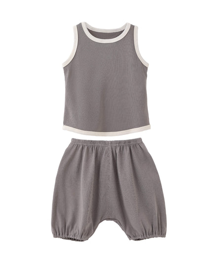 kids atelier banblu Gray Trim Set