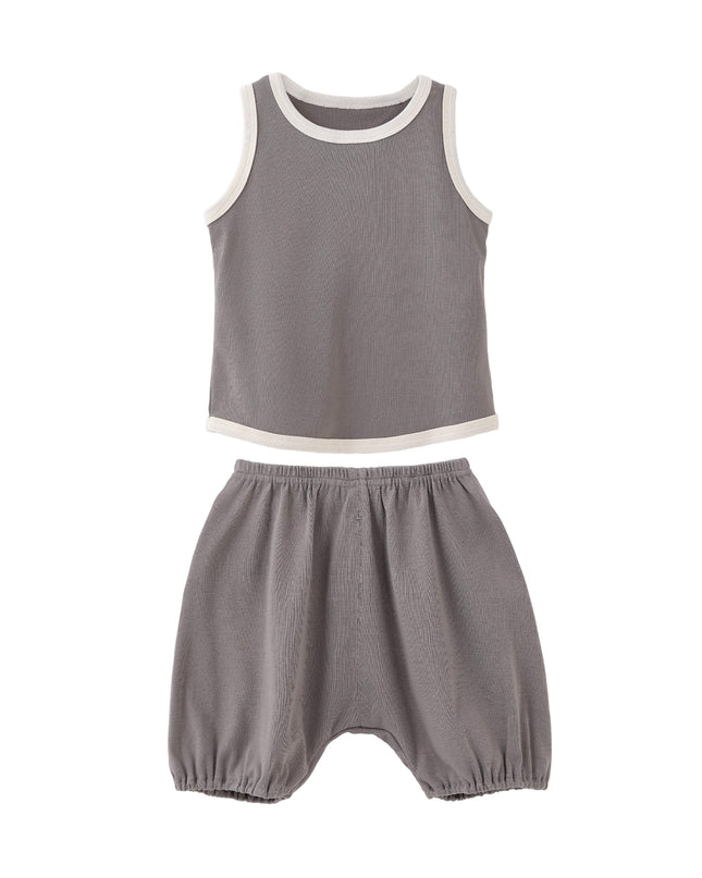kids atelier banblu Gray Trim Set