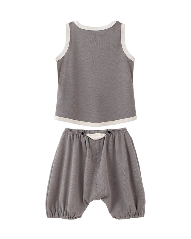 kids atelier banblu Gray Trim Set