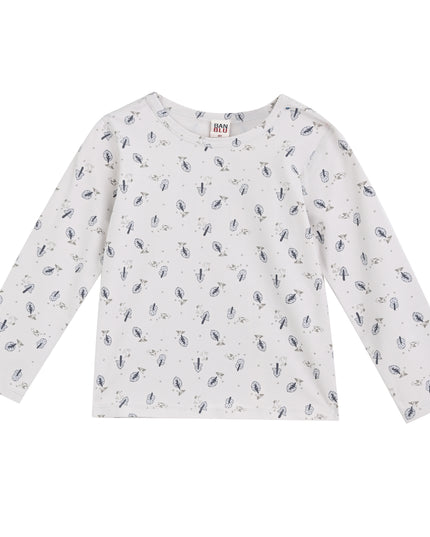 kids atelier banblu White Feather Sleepwear Set