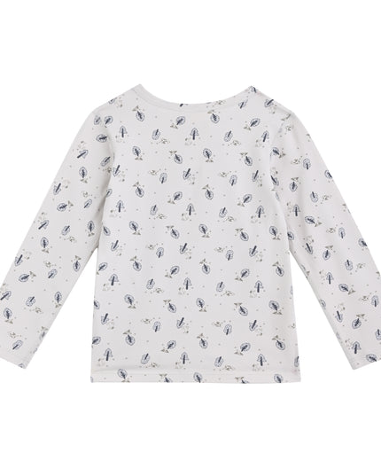 kids atelier banblu White Feather Sleepwear Set