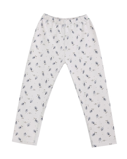 kids atelier banblu White Feather Sleepwear Set